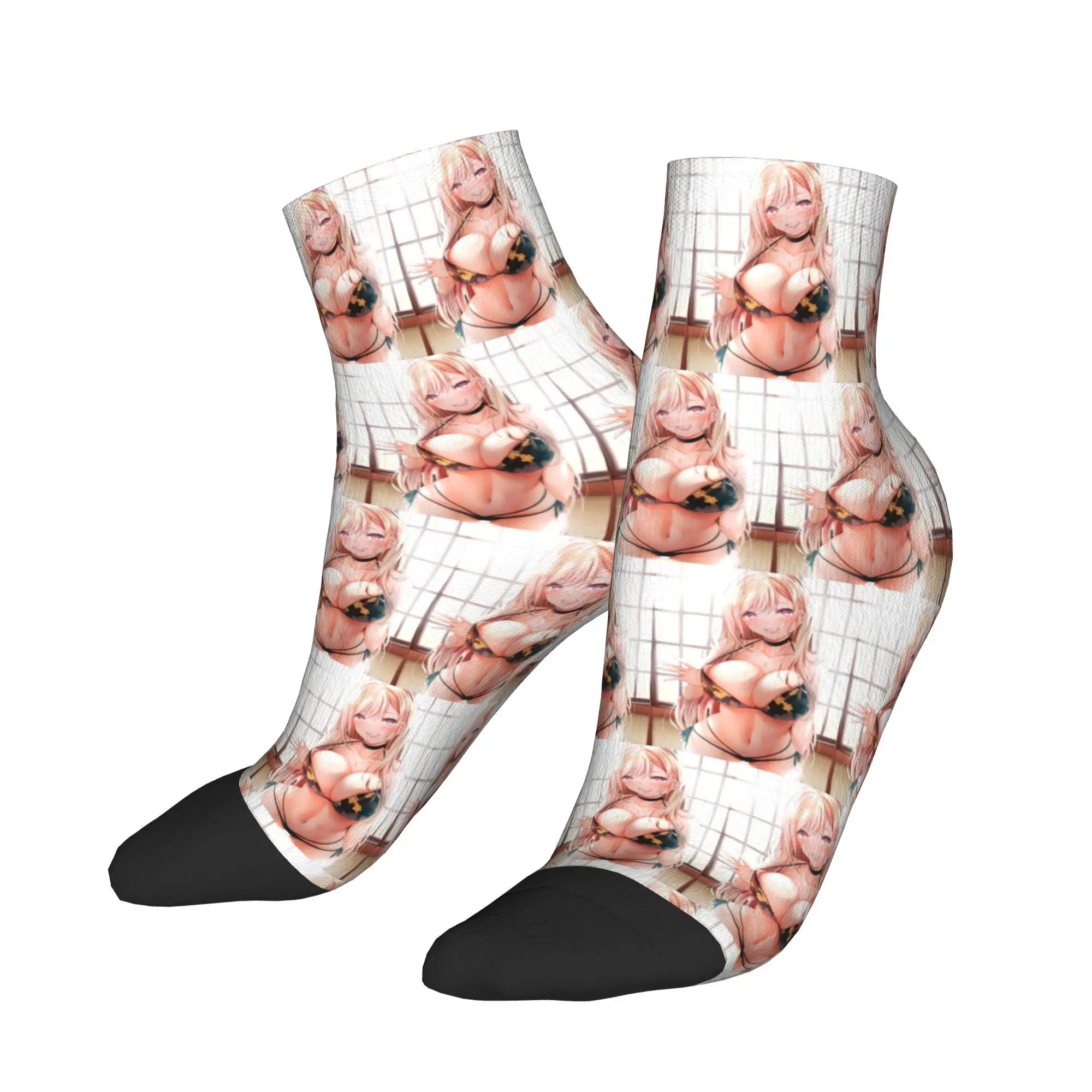 Носки с мультяшным рисунком груди, супер мягкие чулки в стиле Харадзюку, всесезонные носки, аксессуары для подарков унисекс 
Носки с мультяшным рисунком груди, супер мягкие чулки в стиле Харадзюку, всесезонные носки, аксессуары для подарков унисекс