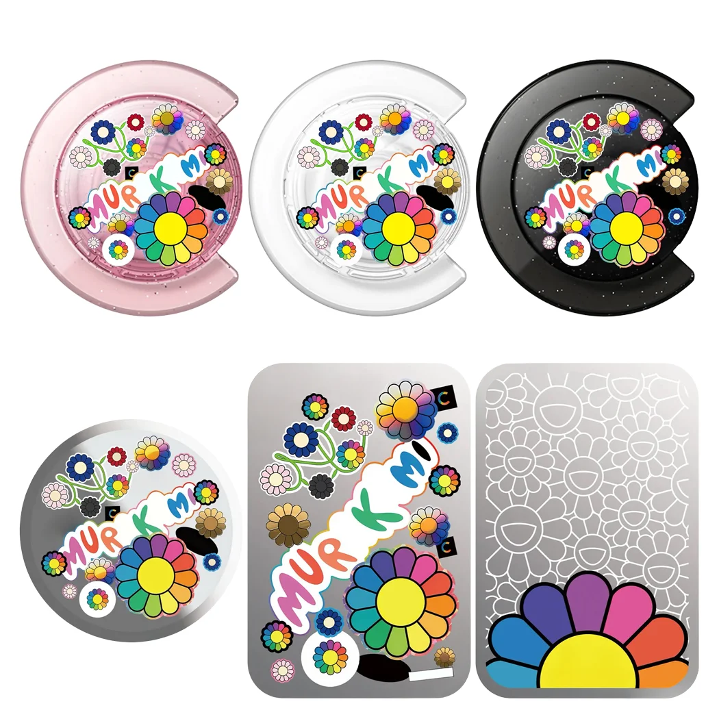 Cartoon Multicolor Flower Petal Phone Grip Card Holder Magnetic Folding Phone Stand for IPhone Holder Mount Support for Galaxy
Cartoon Multicolor Flower Petal Phone Grip Card Holder Magnetic Folding Phone Stand for IPhone Holder Mount Support for Galaxy