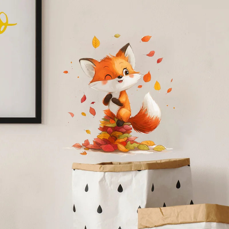 New Fox Wall Sticker for Children's Bedroom and Living Room, Creative Home Decor, Waterproof, Self-Adhesive, Removable
New Fox Wall Sticker for Children's Bedroom and Living Room, Creative Home Decor, Waterproof, Self-Adhesive, Removable