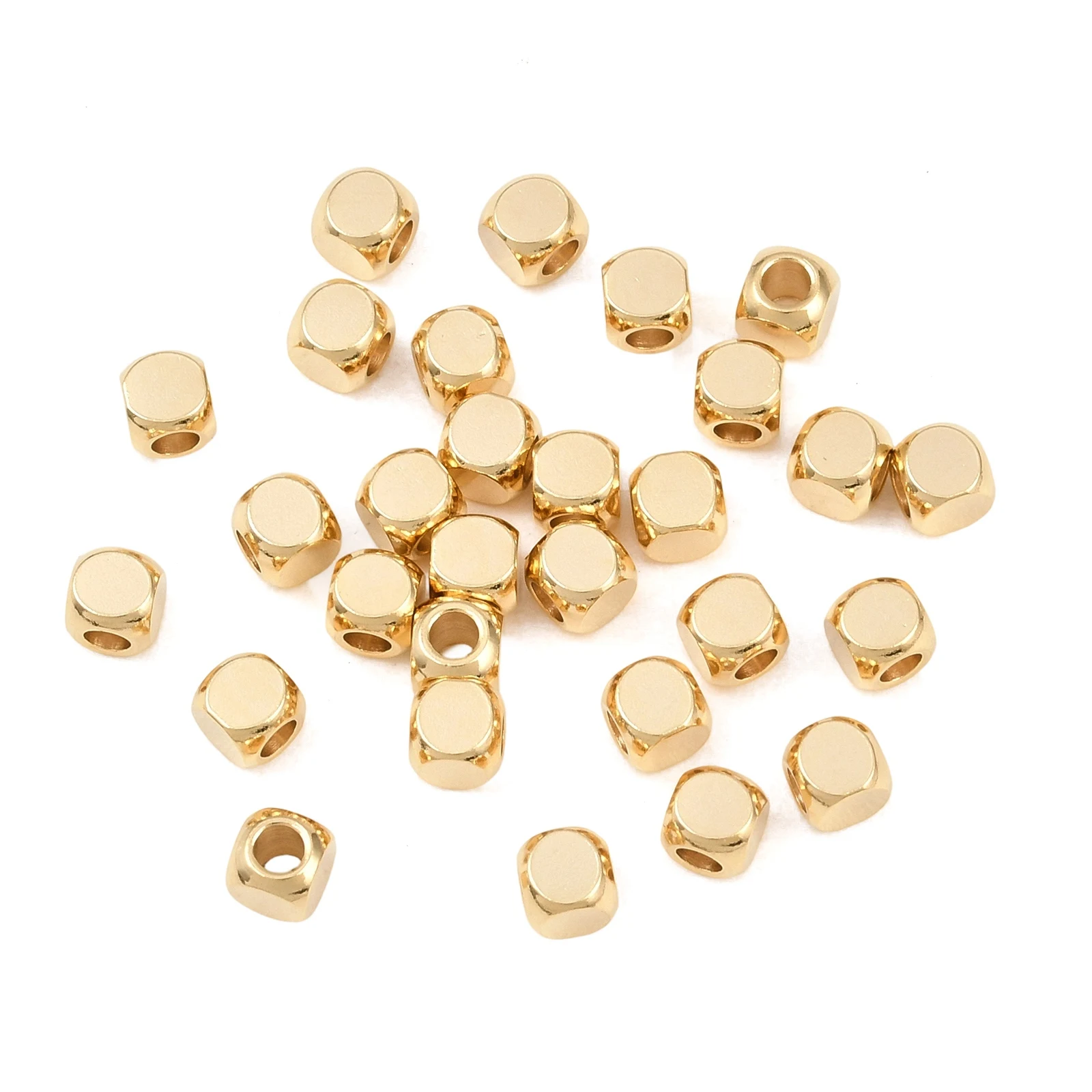 30pcs 304 Stainless Steel Cube Beads Square Spacer Beads For Jewelry Making DIY Bracelet Necklace Accessories
30pcs 304 Stainless Steel Cube Beads Square Spacer Beads For Jewelry Making DIY Bracelet Necklace Accessories