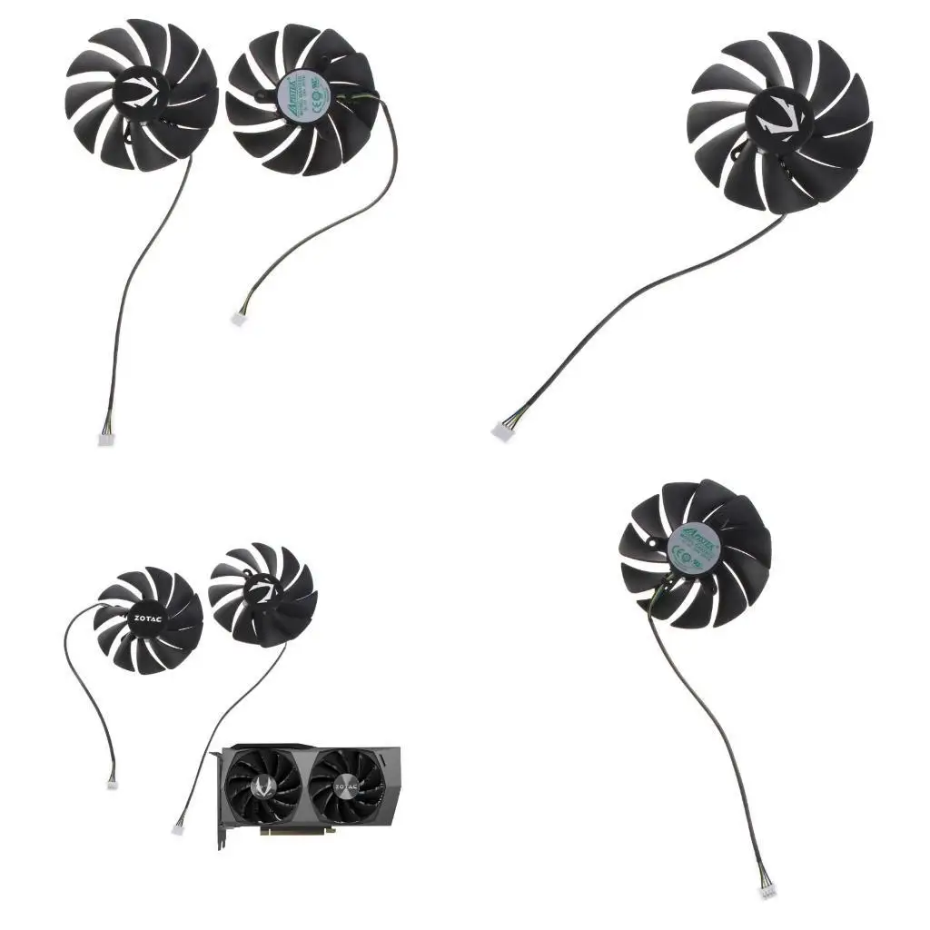 31BA 89mm 4PIN GA92S2U GPU Cooler Fan for ZOTAC GAMING GeForce 3060 3060 Ti Twin OC Video Card Cooling Fan
31BA 89mm 4PIN GA92S2U GPU Cooler Fan for ZOTAC GAMING GeForce 3060 3060 Ti Twin OC Video Card Cooling Fan