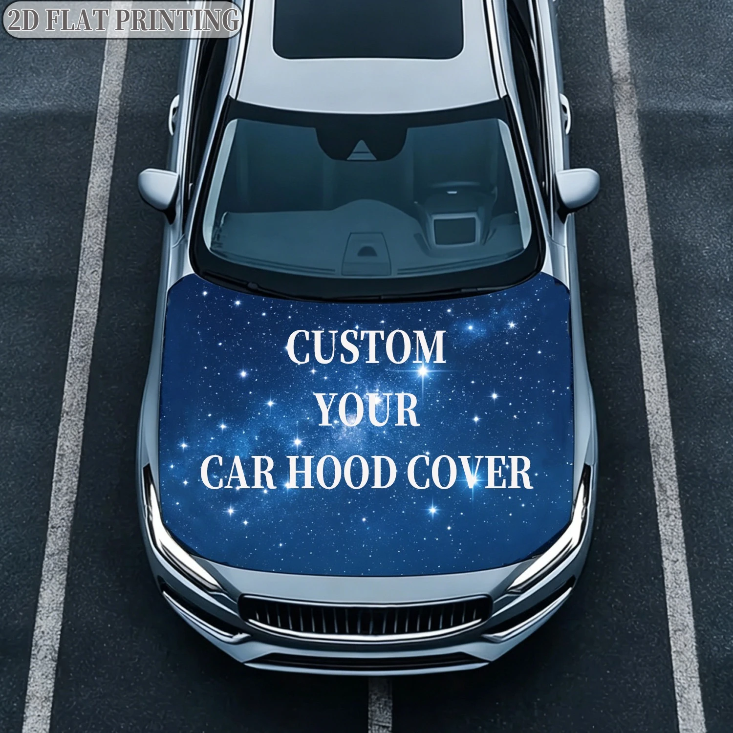 1pc 2D FLAT Custom Your Any Pattern Printed Stretch Fabric Car Hood Cover, with Elastic Edge, Vehicle Hood Decoration
1pc 2D FLAT Custom Your Any Pattern Printed Stretch Fabric Car Hood Cover, with Elastic Edge, Vehicle Hood Decoration