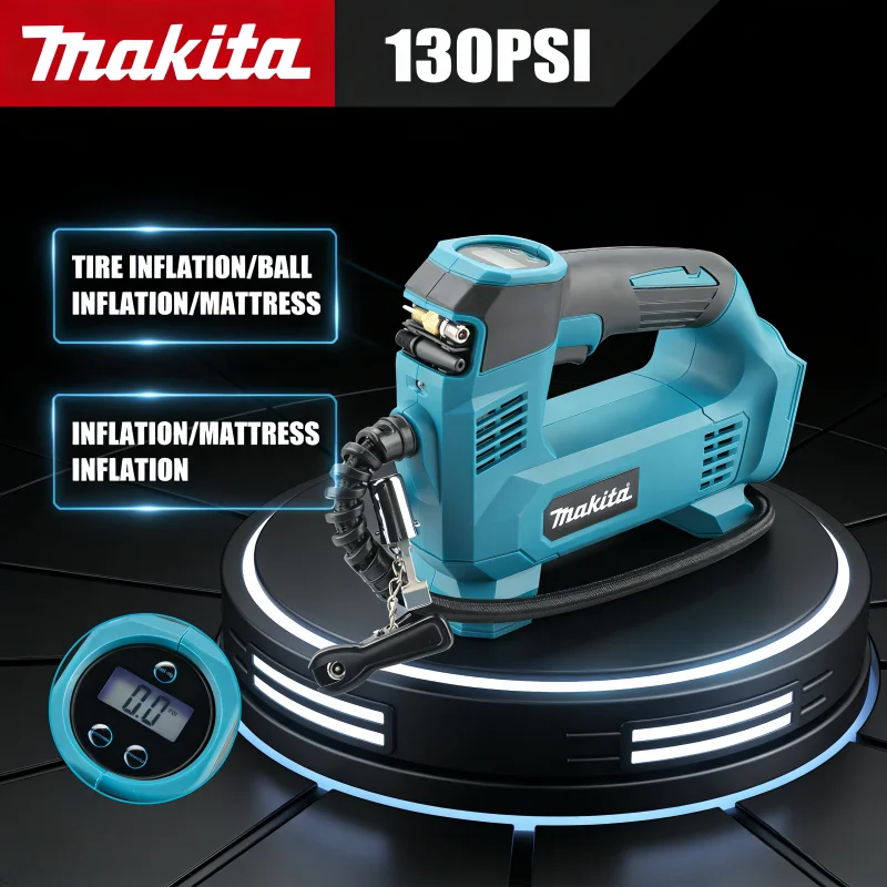 Makita 18V Cordless Air Pump Lithium-Ion Battery Portable Inflator for Car Tyre Electric Motorcycle Pump
Makita 18V Cordless Air Pump Lithium-Ion Battery Portable Inflator for Car Tyre Electric Motorcycle Pump
