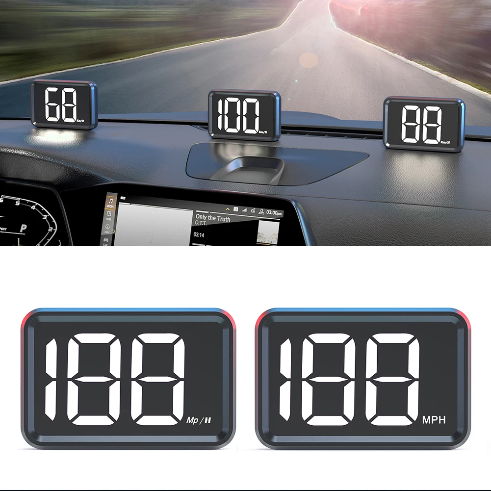 1pc New MPH, Km/H Car HUD Head-up Display GPS Digital Speedometer Big Font GPS And Beidou Dual Chips No Skip Speed USB 5V
1pc New MPH, Km/H Car HUD Head-up Display GPS Digital Speedometer Big Font GPS And Beidou Dual Chips No Skip Speed USB 5V