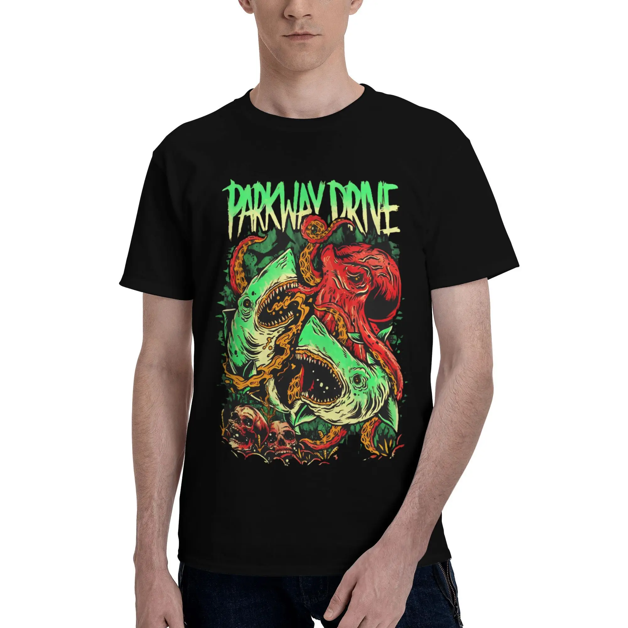 Men Women Fashion Parkway Drive Band Fan Art Tee T Shirt Pure Cotton Heavy Metal T-shirts Clothing
Men Women Fashion Parkway Drive Band Fan Art Tee T Shirt Pure Cotton Heavy Metal T-shirts Clothing