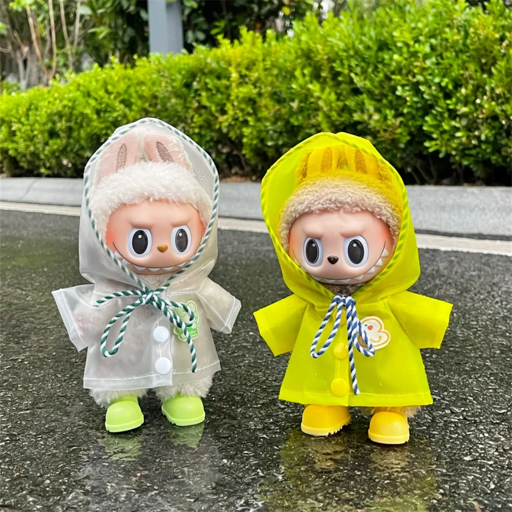 17cm Labubu Raincoat Doll Clothes Heartbeat Macaron Outfits Labubu Accessories Ropa Labubu baby clothes vinyl doll clothes
17cm Labubu Raincoat Doll Clothes Heartbeat Macaron Outfits Labubu Accessories Ropa Labubu baby clothes vinyl doll clothes