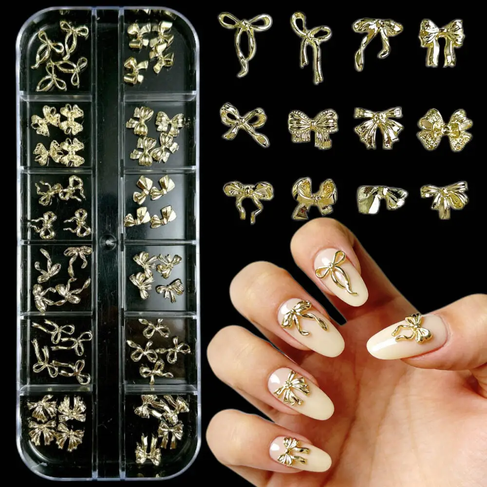 1 Box 3D Alloy Shining Bow Nail Art Decoration Exquisite and Simple Ribbon Bow Nail Charms Handmade Manicure DIY Accessories
1 Box 3D Alloy Shining Bow Nail Art Decoration Exquisite and Simple Ribbon Bow Nail Charms Handmade Manicure DIY Accessories
