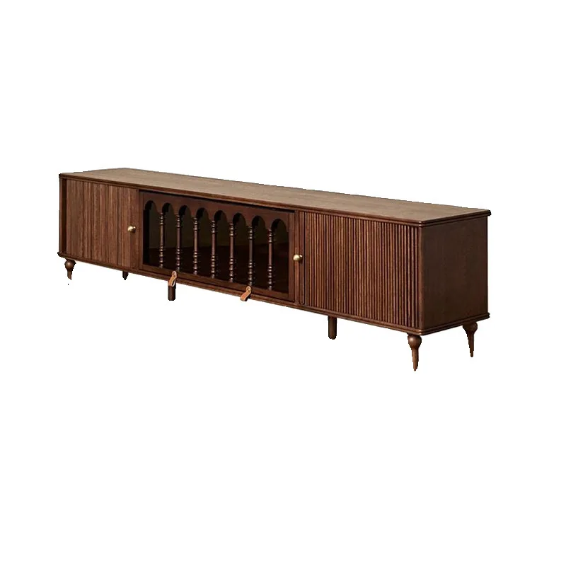 Solid wood simple living room storage, audio-visual cabinet, oak black walnut, Nordic wabi sandy wind
Solid wood simple living room storage, audio-visual cabinet, oak black walnut, Nordic wabi sandy wind