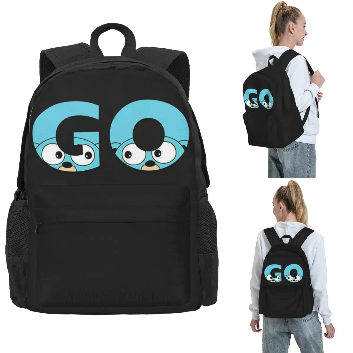 Go Gopher Backpack Hot Sale Daypack Large Capacity Kids BookBag School Bag Shoulder Bags for Men Women
Go Gopher Backpack Hot Sale Daypack Large Capacity Kids BookBag School Bag Shoulder Bags for Men Women