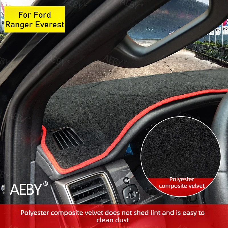 AEBY For Ford Ranger Everest 2015-2021 Velvet dashboard cover custom anti-slip and dustproof,Anti-glare UV,car interior
AEBY For Ford Ranger Everest 2015-2021 Velvet dashboard cover custom anti-slip and dustproof,Anti-glare UV,car interior