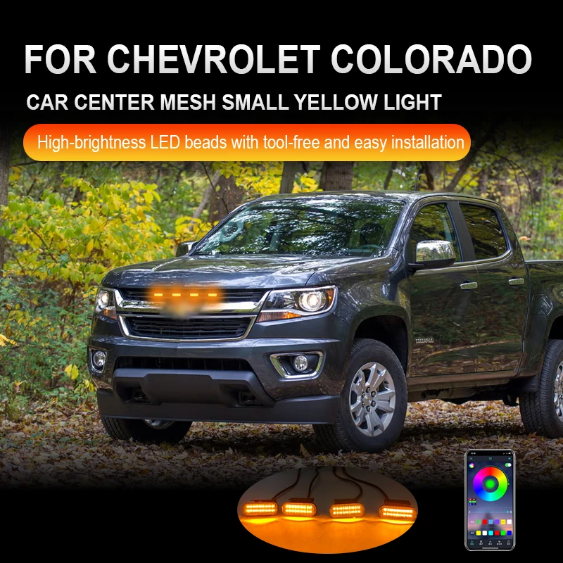 FOR CHEVROLET COLORADO Specialized center grid small yellow light Front Grille Lights Daytime Running Warning Light
FOR CHEVROLET COLORADO Specialized center grid small yellow light Front Grille Lights Daytime Running Warning Light