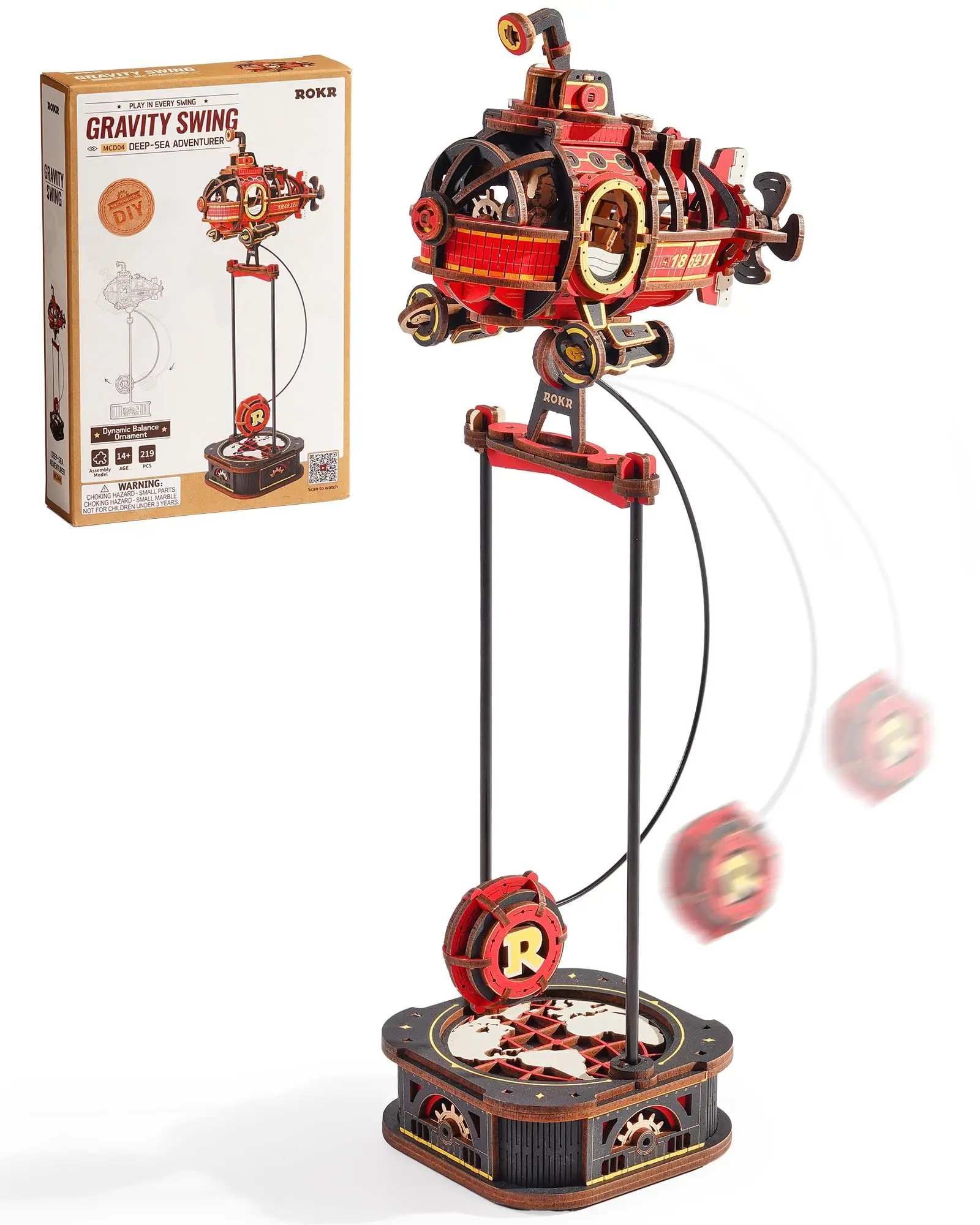 Robotime Rokr 3D Wooden Puzzle Deep Sea Adventurer Pendulum Balance Toy Creative Gifts Home Decoration Toys For Kids Adults
Robotime Rokr 3D Wooden Puzzle Deep Sea Adventurer Pendulum Balance Toy Creative Gifts Home Decoration Toys For Kids Adults