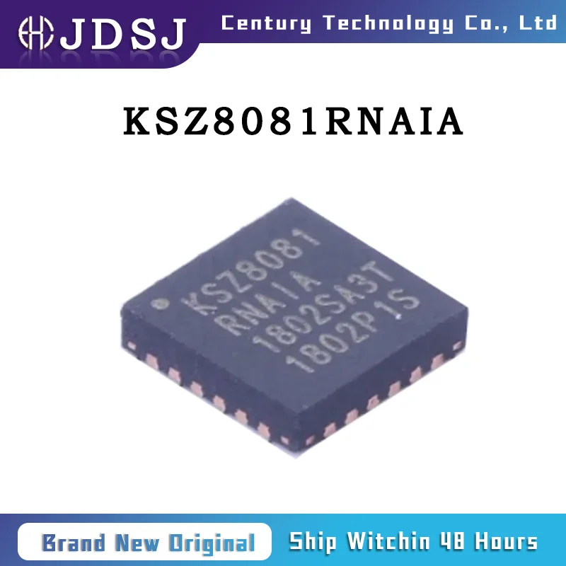 1PCS/10PCS/50PCS/100PCS KSZ8081RNAIA-TR KSZ8081RNAIA IC TRANSCEIVER FULL 1/1 24QFN Brand New Original IC Chip
1PCS/10PCS/50PCS/100PCS KSZ8081RNAIA-TR KSZ8081RNAIA IC TRANSCEIVER FULL 1/1 24QFN Brand New Original IC Chip