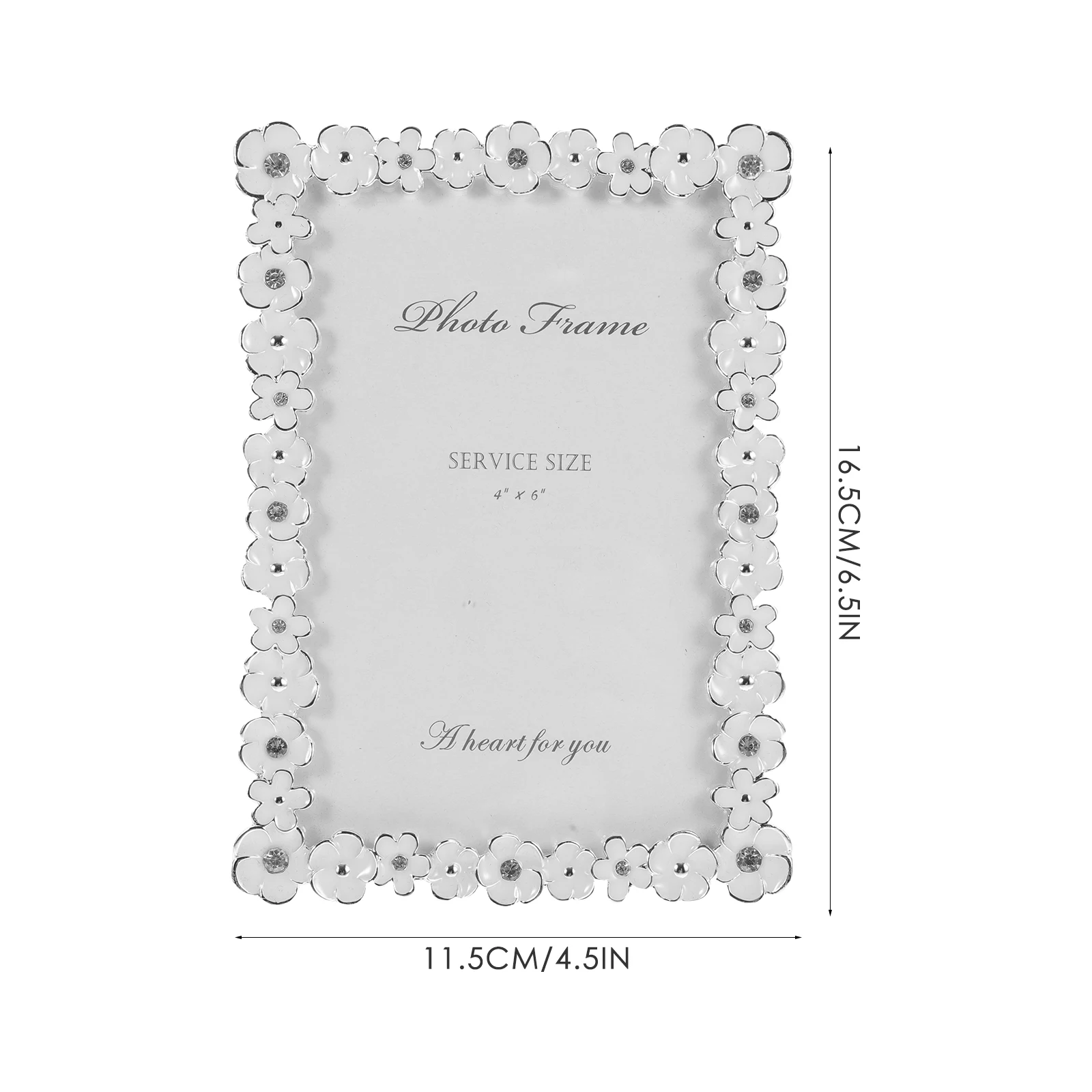 Flower Rhinestone Photo Frame Metal Display Home Bedroom Office Decorative Picture Frame for Wedding Family Photos
Flower Rhinestone Photo Frame Metal Display Home Bedroom Office Decorative Picture Frame for Wedding Family Photos