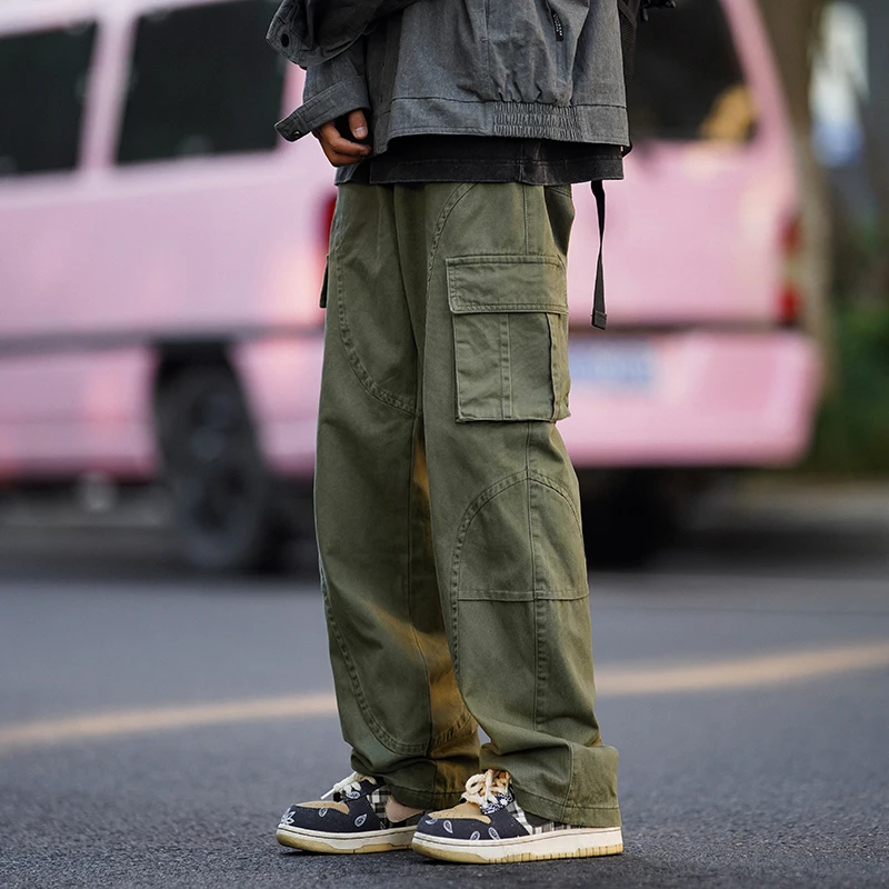 Мужские брюки в стиле милитари для работы, весенне-осенние, свободные, повседневные, прямые, широкие, в уличном стиле, длинные
Мужские брюки в стиле милитари для работы, весенне-осенние, свободные, повседневные, прямые, широкие, в уличном стиле, длинные