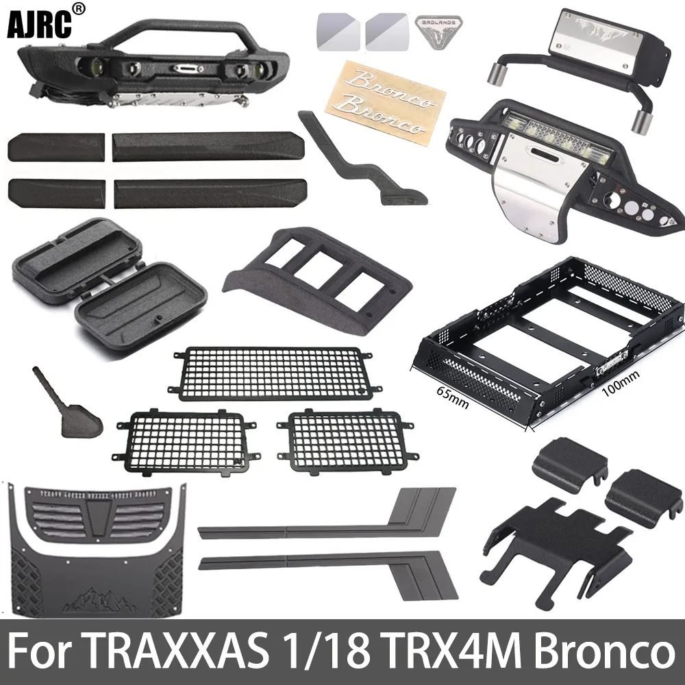 Rear View Mirror Bumper Fender Lampshade Exhaust Pipe Chassis Window Net For Trax/as Trx4m 1/18 Trx4m Bronco Rc Car Upgrade Part
Rear View Mirror Bumper Fender Lampshade Exhaust Pipe Chassis Window Net For Trax/as Trx4m 1/18 Trx4m Bronco Rc Car Upgrade Part