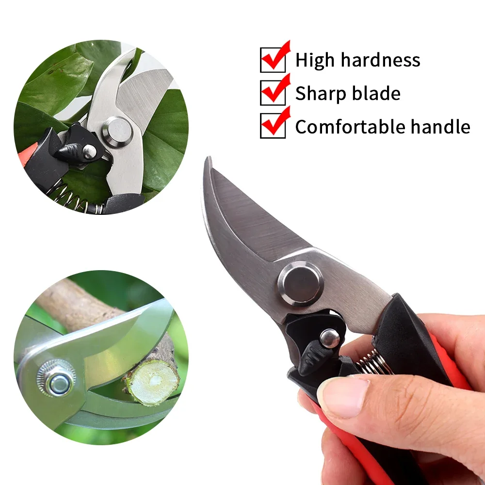Pruner Garden Scissors Professional Sharp Bypass Pruning Shears Tree Trimmers Secateurs Hand Clippers Tools Garden Beak Scissors
Pruner Garden Scissors Professional Sharp Bypass Pruning Shears Tree Trimmers Secateurs Hand Clippers Tools Garden Beak Scissors