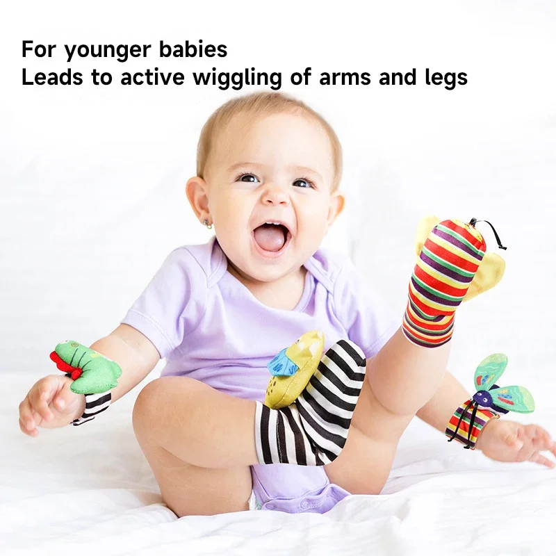 Newborn Cute Stuffed Animals Baby Rattle Socks Wrist Strap Toys Entomozoa Cognize Study Toys Children Sensory Interaction Toys
Newborn Cute Stuffed Animals Baby Rattle Socks Wrist Strap Toys Entomozoa Cognize Study Toys Children Sensory Interaction Toys