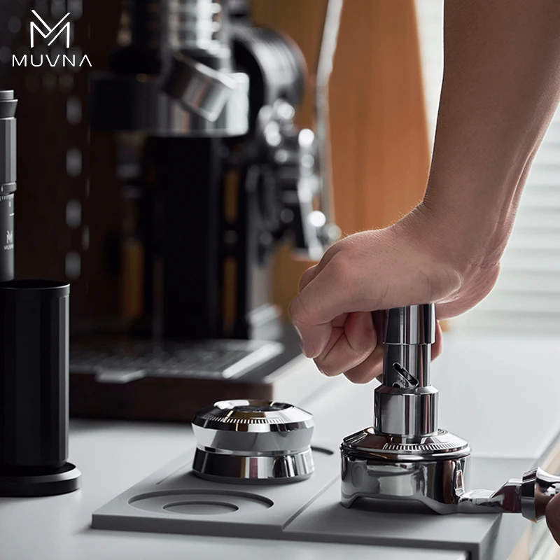 MUVNA TITAN Coffee Distributor & 30LBS Click Tamper 51/53/58.35mm Gravity Adaptive Espresso Leveler 4-Blade Barista Tool Set
MUVNA TITAN Coffee Distributor & 30LBS Click Tamper 51/53/58.35mm Gravity Adaptive Espresso Leveler 4-Blade Barista Tool Set