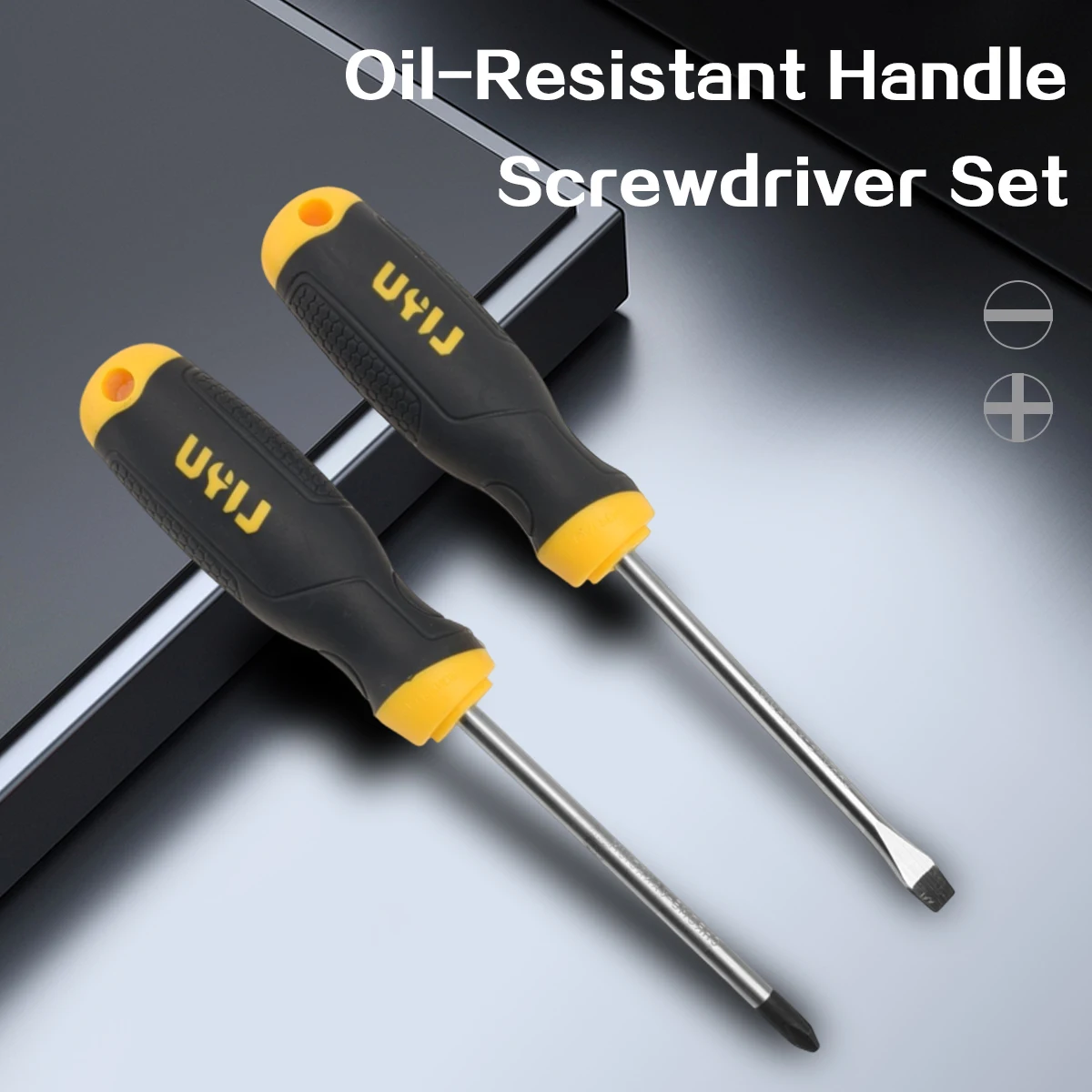 2-Piece Magnetic Screwdriver Set, CR-V Steel with Hanging Hole, Oil-Resistant Handle for Home & Electronic Repair
2-Piece Magnetic Screwdriver Set, CR-V Steel with Hanging Hole, Oil-Resistant Handle for Home & Electronic Repair