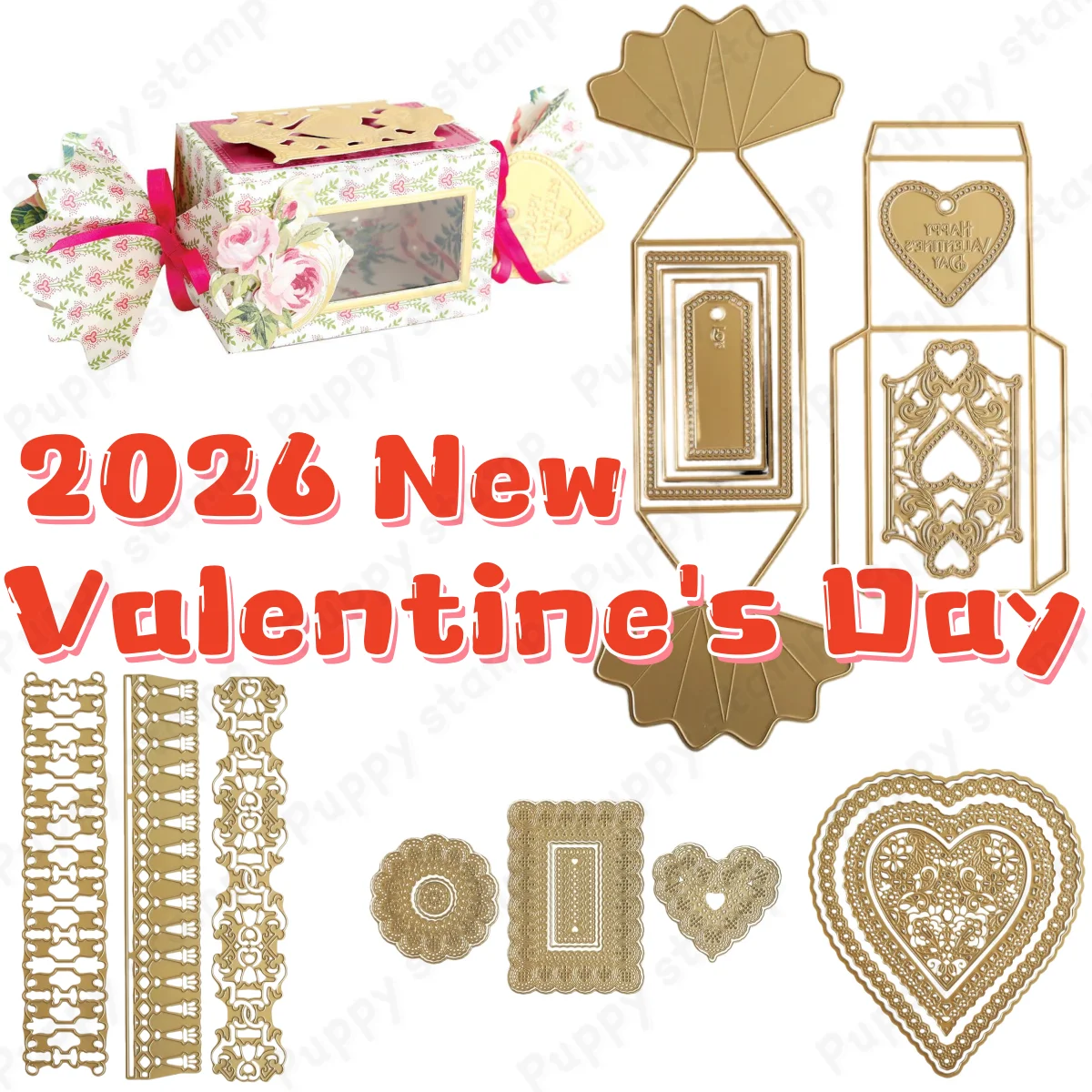 Valentine's Day 2026 Metal Cutting Dies for DIY Making Card Scrapbook Embossed Paper Album Craft Supplies Template Decoration
Valentine's Day 2026 Metal Cutting Dies for DIY Making Card Scrapbook Embossed Paper Album Craft Supplies Template Decoration