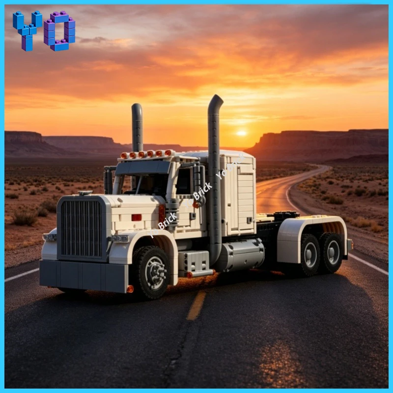 MOCCustom Heavy Semi-Truck Building Block Set, Realistic 389-Style Vehicle Model, Educational Building Toy, Gift for Boys2460pcs
MOCCustom Heavy Semi-Truck Building Block Set, Realistic 389-Style Vehicle Model, Educational Building Toy, Gift for Boys2460pcs