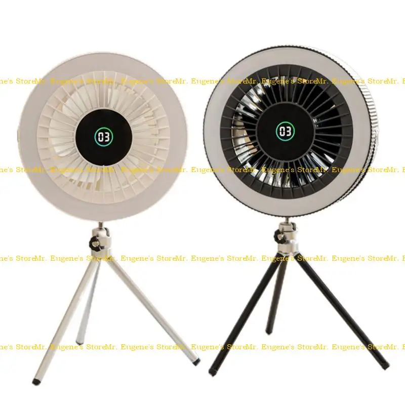 D08B LED Tripod Mini Fan 4000mAh Rechargeable Remote Cooler Fan for Desktop Table
D08B LED Tripod Mini Fan 4000mAh Rechargeable Remote Cooler Fan for Desktop Table