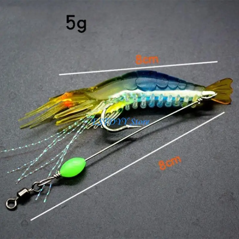 G6DE 7 Pcs Luminous Simulation Shrimp Baits Silicone Shrimp Fishing Lures Swimbait
G6DE 7 Pcs Luminous Simulation Shrimp Baits Silicone Shrimp Fishing Lures Swimbait