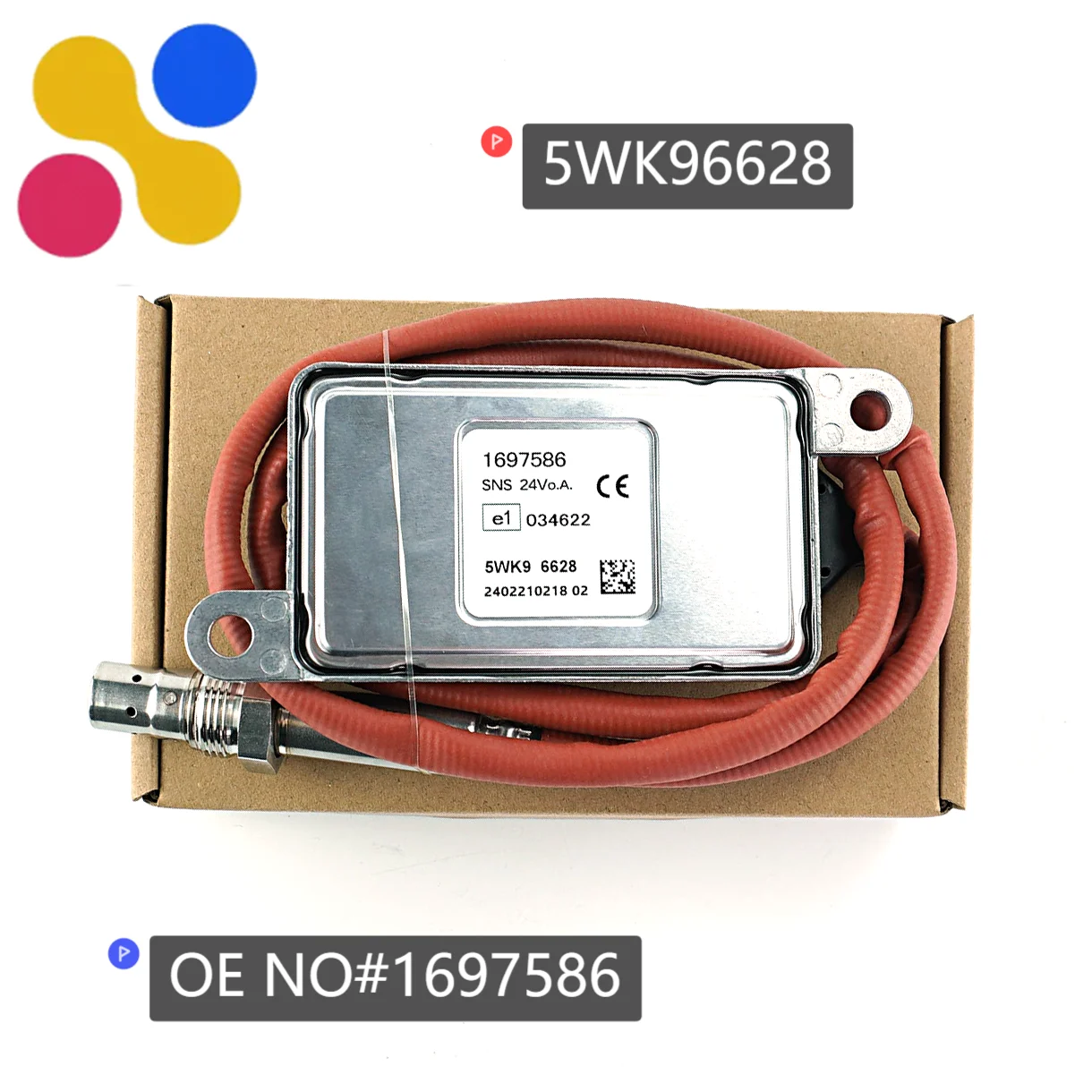 1697586 5WK96628 New Nitrogen Oxygen Sensor High Quality NOX Sensor for DAF Factory Direct Sales Truck Parts 5WK9 6628
1697586 5WK96628 New Nitrogen Oxygen Sensor High Quality NOX Sensor for DAF Factory Direct Sales Truck Parts 5WK9 6628