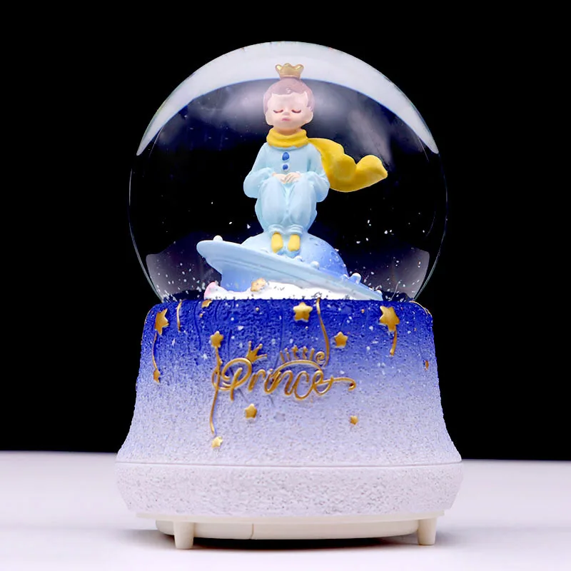 Little Prince Music Box Valentine's Day Wedding Decorations Cute Girls Crystal Ball Eight Music Box Children's Gifts with Lights
Little Prince Music Box Valentine's Day Wedding Decorations Cute Girls Crystal Ball Eight Music Box Children's Gifts with Lights
