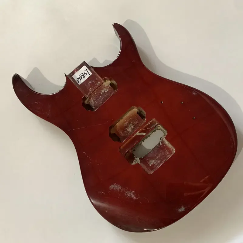 DB857 6-струнная электрогитара, незавершенная модель Floyd Rose, корпус гитары S0lid, липа красного цвета с повреждениями для DIY
DB857 6-струнная электрогитара, незавершенная модель Floyd Rose, корпус гитары S0lid, липа красного цвета с повреждениями для DIY
