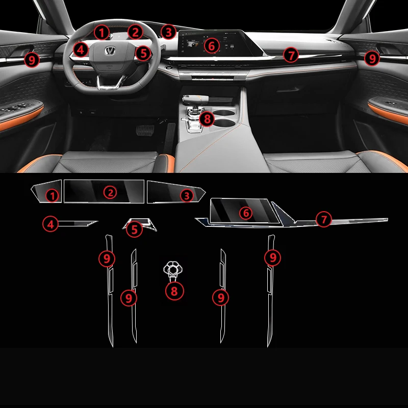 Tpu Transparent Film for Changan UNI-V UNIV Car Interior Protection Sticker Center Control Navigation Screen Decor Accessories
Tpu Transparent Film for Changan UNI-V UNIV Car Interior Protection Sticker Center Control Navigation Screen Decor Accessories