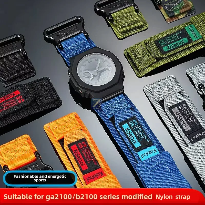 Полотняный ремешок GA2100 Loop Design для Casio G-SHOCK 5611 GA-2100 GA-2110 GA-B2100, мужской нейлоновый ремешок для спорта на открытом воздухе, аксессуары
Полотняный ремешок GA2100 Loop Design для Casio G-SHOCK 5611 GA-2100 GA-2110 GA-B2100, мужской нейлоновый ремешок для спорта на открытом воздухе, аксессуары