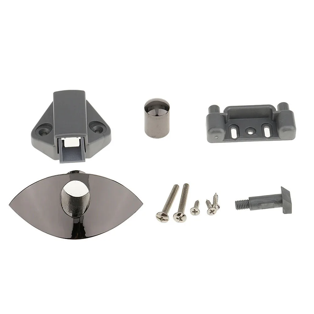 Cabinet Latch with Push Button Operation for RV Camper Boat Car Truck Applications Zinc Alloy Construction Nickel Finish
Cabinet Latch with Push Button Operation for RV Camper Boat Car Truck Applications Zinc Alloy Construction Nickel Finish