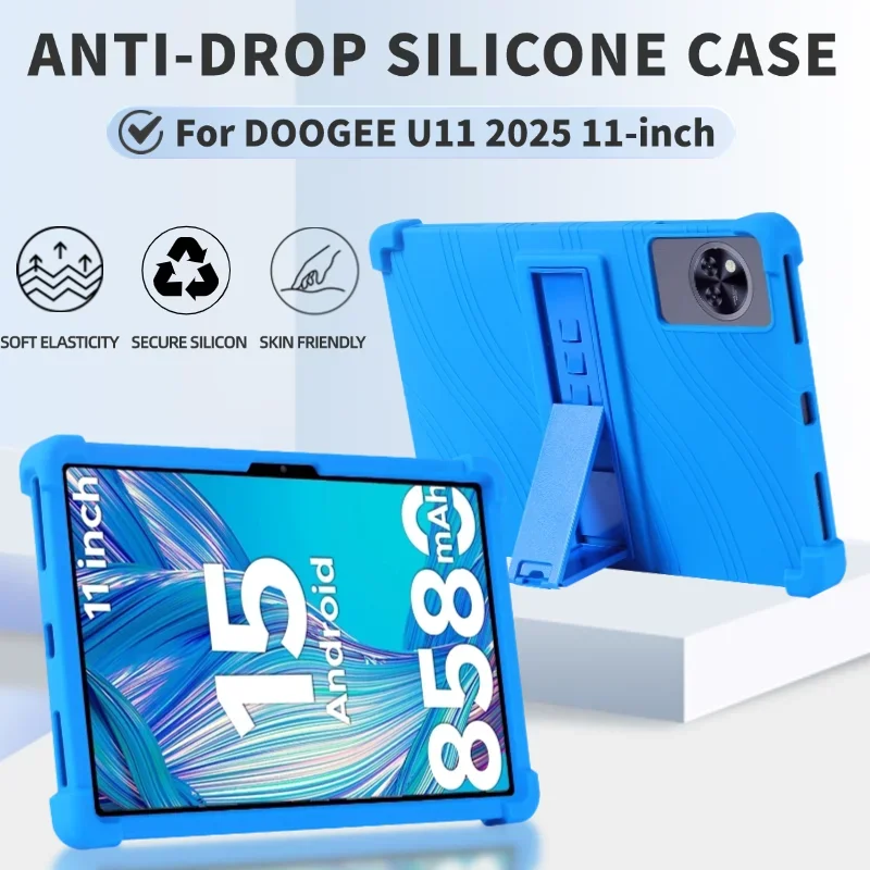 Soft Silicon Stand Protective Shell case For DOOGEE U11 2025 Newest Tablet 11'' Android 15 Cover Kids Shockproof Tablet Cover
Soft Silicon Stand Protective Shell case For DOOGEE U11 2025 Newest Tablet 11'' Android 15 Cover Kids Shockproof Tablet Cover