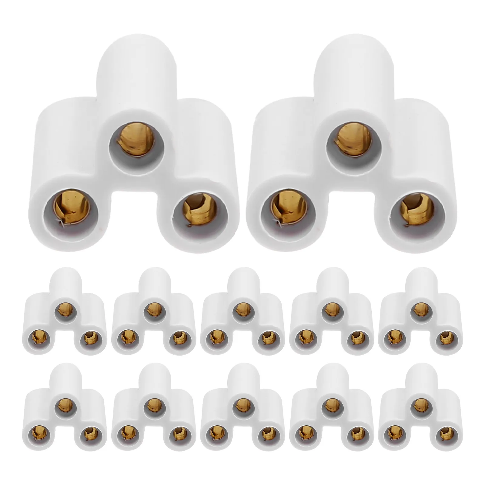 20Pcs 21Mm T5 T8 LED Lamp Connector Double End 3 Pin Female Plug for LED Strip to Strip Or Controller Connection Home Office
20Pcs 21Mm T5 T8 LED Lamp Connector Double End 3 Pin Female Plug for LED Strip to Strip Or Controller Connection Home Office