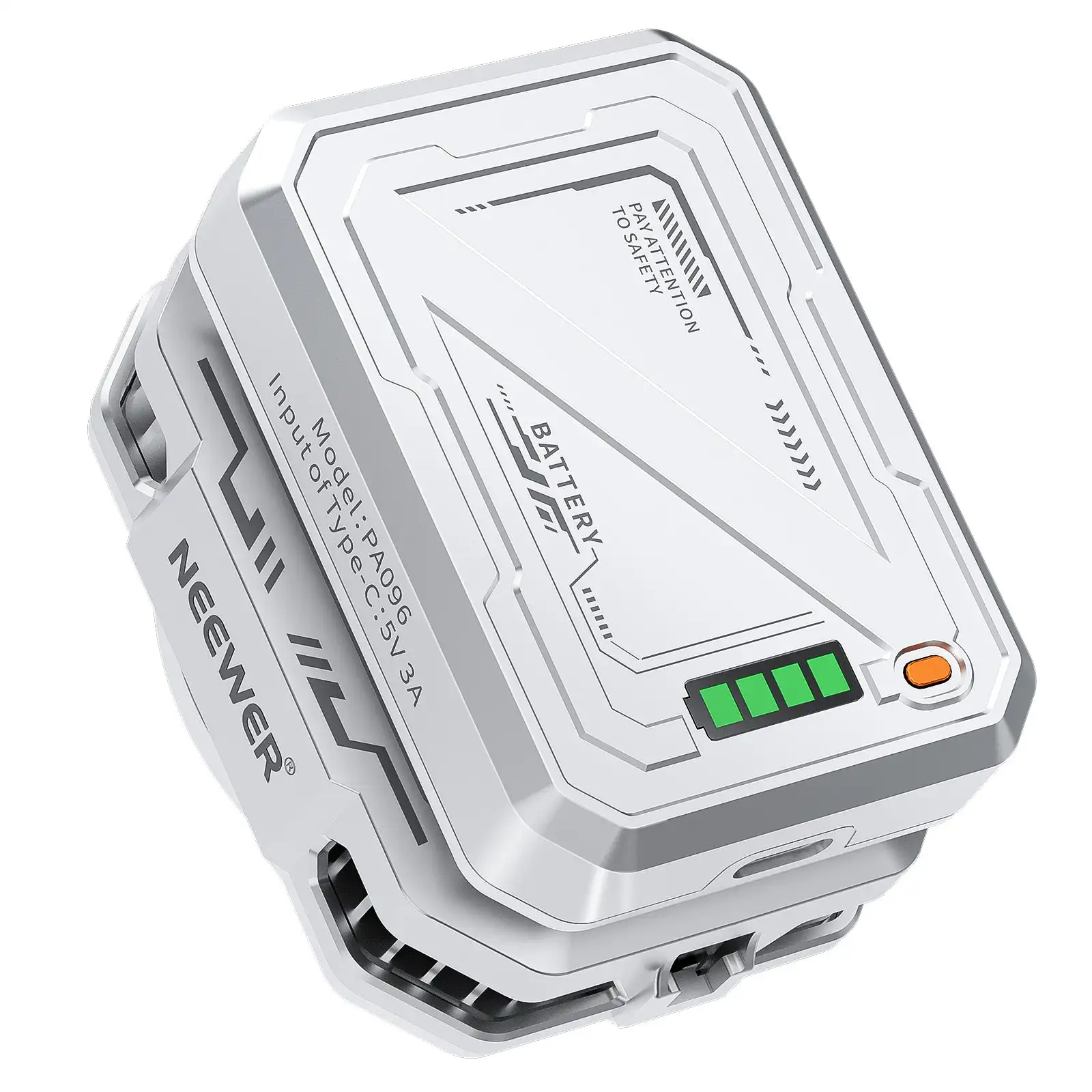 NEEWER BASICS PA096 Magnetic Phone Cooling Fan Cooler with 5000mAh External Battery for Live streaming Play Games
NEEWER BASICS PA096 Magnetic Phone Cooling Fan Cooler with 5000mAh External Battery for Live streaming Play Games