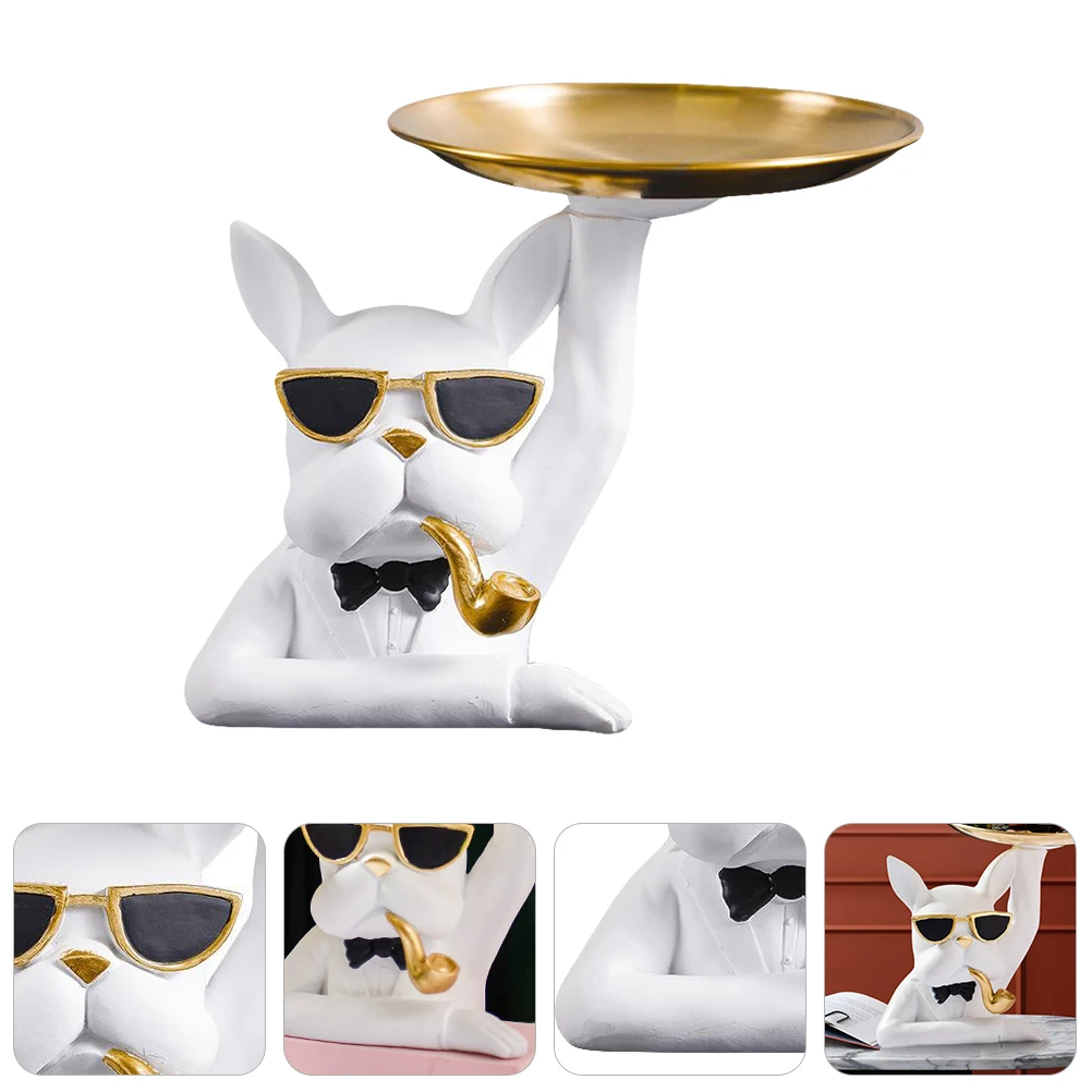 1pc Creative Bulldog Shaped Resin Tray Home Decor Storage Organizer for Candy Keys Coins Living Room Bedroom Office Decoration
1pc Creative Bulldog Shaped Resin Tray Home Decor Storage Organizer for Candy Keys Coins Living Room Bedroom Office Decoration