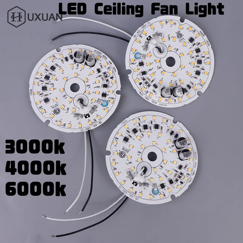 3000K/4000K/6000K LED Ceiling Fan Light Kit Dimmable Round LED Light Engine Ceiling Flush Light Replacement Panel
3000K/4000K/6000K LED Ceiling Fan Light Kit Dimmable Round LED Light Engine Ceiling Flush Light Replacement Panel