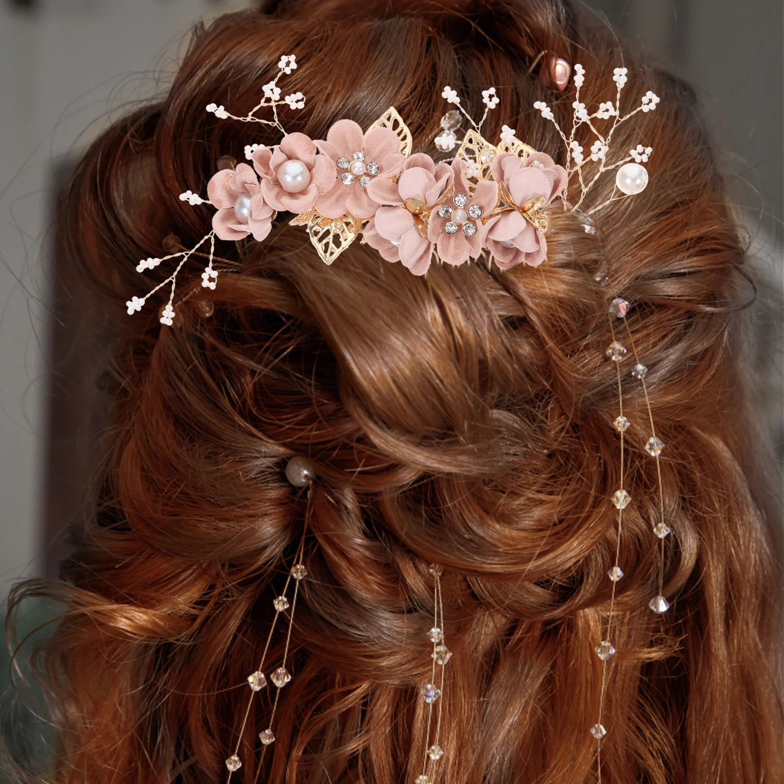 4 Pcs Bridal Headwear Charming Hair Accessories Wedding Pins Bride Suit Flower Comb Alloy Floral Headpieces Hairpins
4 Pcs Bridal Headwear Charming Hair Accessories Wedding Pins Bride Suit Flower Comb Alloy Floral Headpieces Hairpins