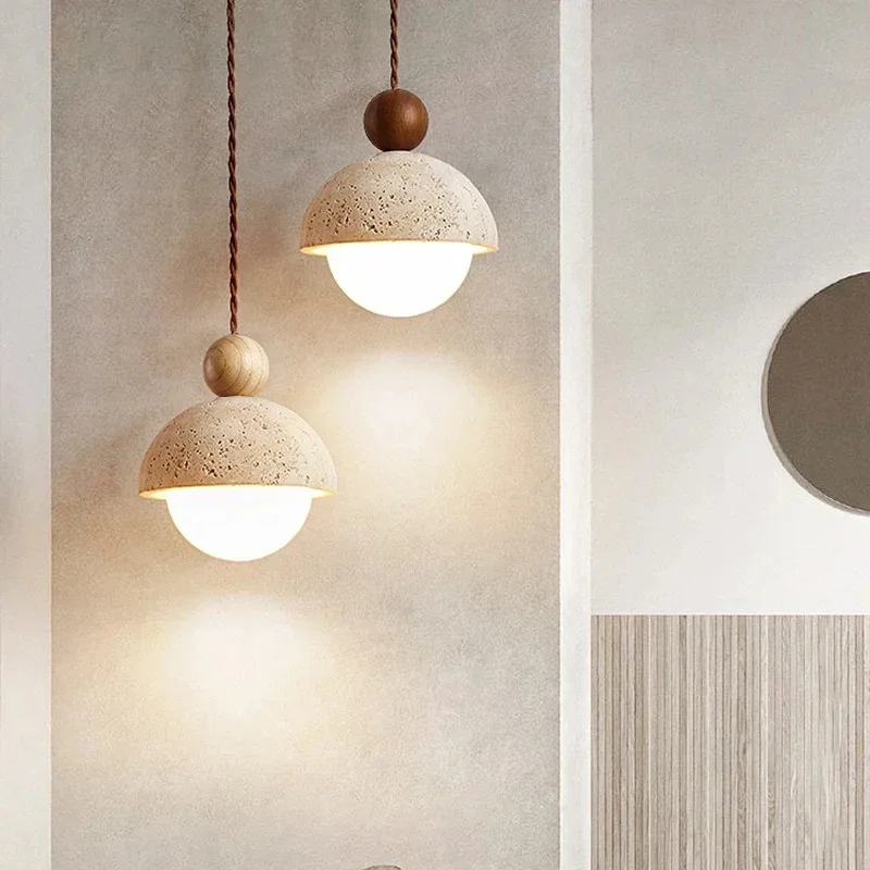 Japanese Dining Pendant Lights Wabi Sabi Style Yellow Travertine Chandelier Creative Home Nordic Decoration Cream Style Bedside
Japanese Dining Pendant Lights Wabi Sabi Style Yellow Travertine Chandelier Creative Home Nordic Decoration Cream Style Bedside