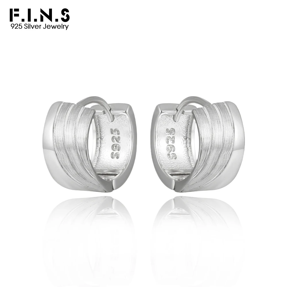 F.I.N.S Original Minimalist Brushed S925 Sterling Silver Gold Ear Buckle Geometric Round Piercing Hoop Huggies Fine Jewelry
F.I.N.S Original Minimalist Brushed S925 Sterling Silver Gold Ear Buckle Geometric Round Piercing Hoop Huggies Fine Jewelry