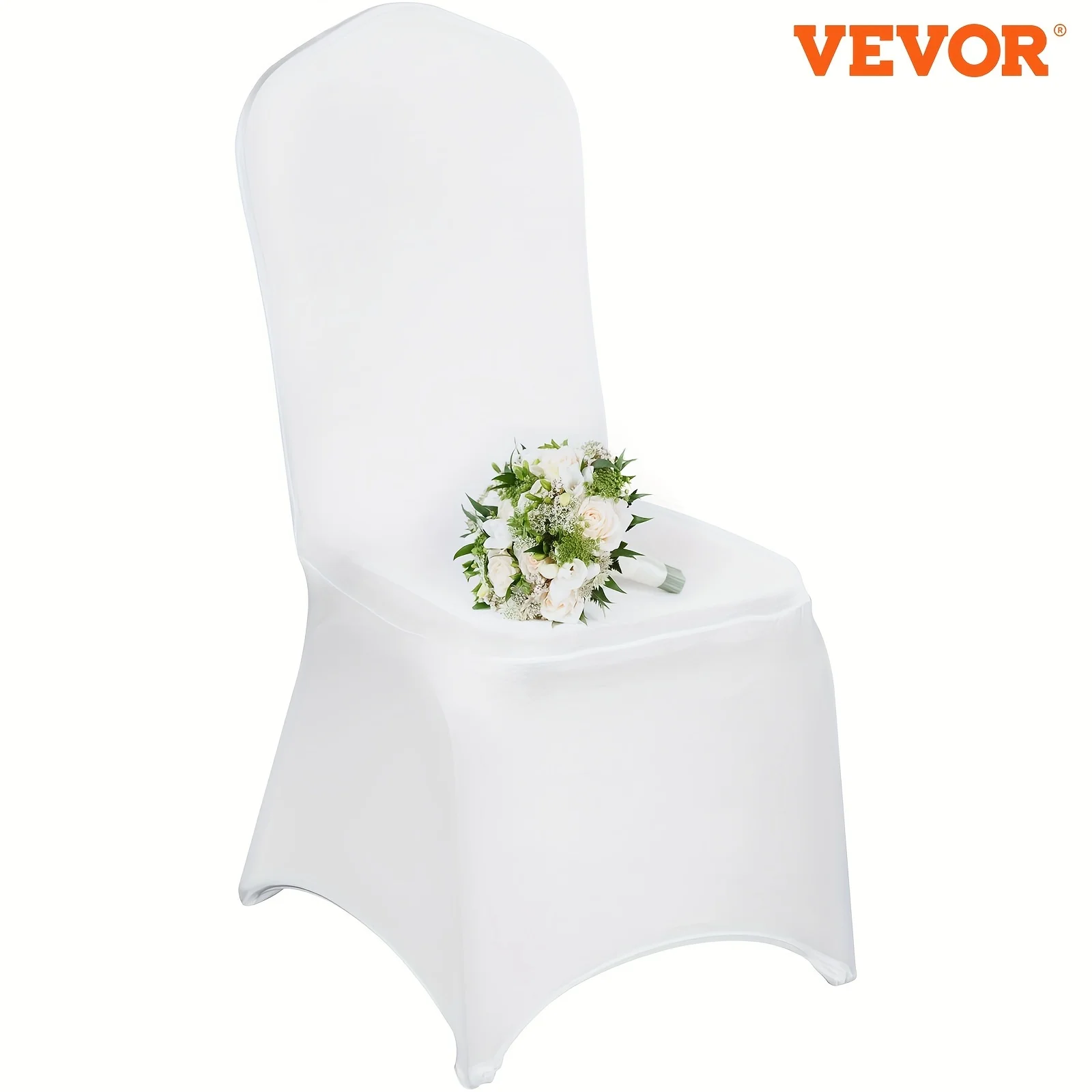 VEVOR White Chair Covers Polyester Spandex Chair Cover for Party Wedding Banquet Chair Covers, 100pcs, Arched-Front Chair Cover
VEVOR White Chair Covers Polyester Spandex Chair Cover for Party Wedding Banquet Chair Covers, 100pcs, Arched-Front Chair Cover