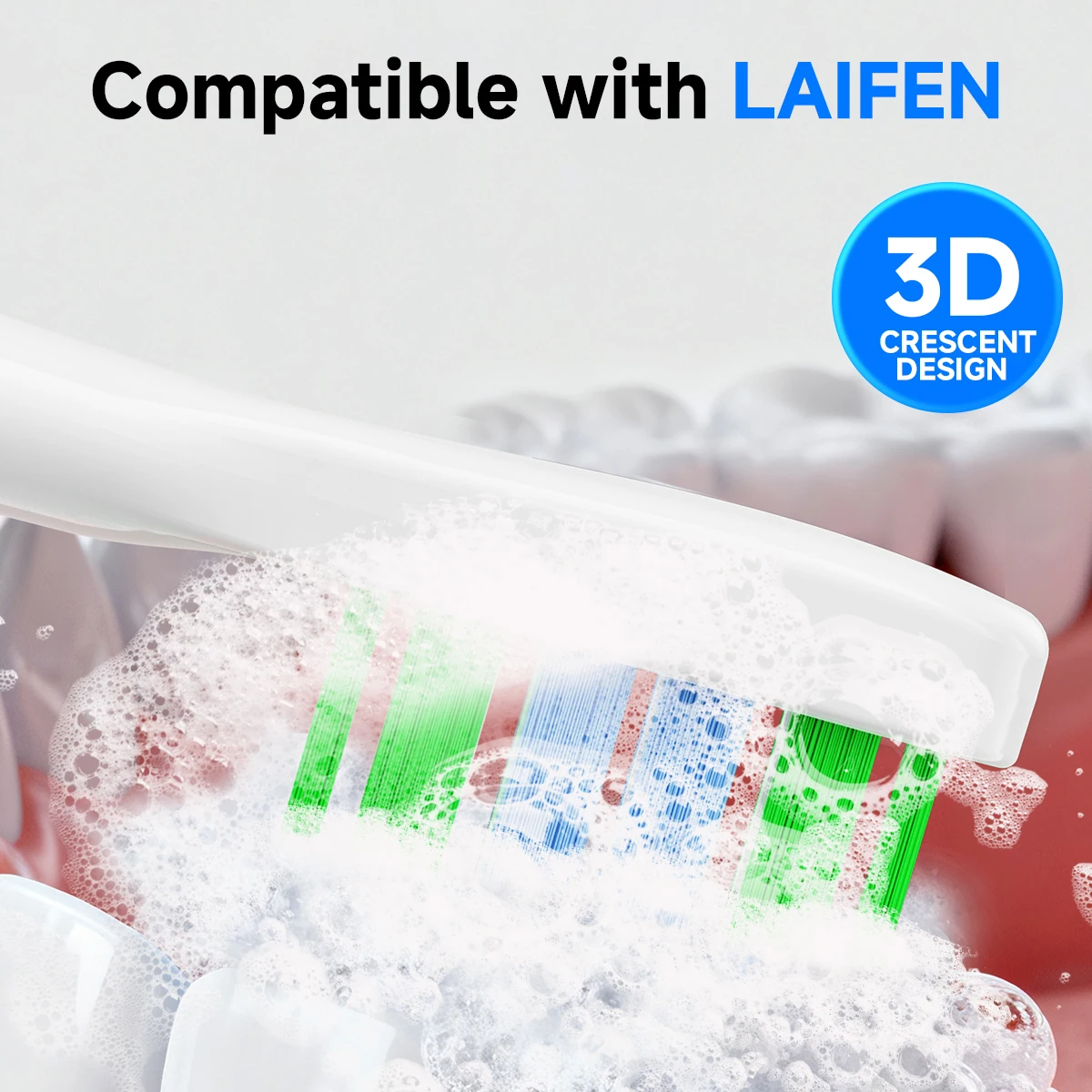 4Pcs/8Pcs/ Compatible with Laifen Electric Toothbrush Replacement Heads, for Laifen Toothbrush Heads
4Pcs/8Pcs/ Compatible with Laifen Electric Toothbrush Replacement Heads, for Laifen Toothbrush Heads