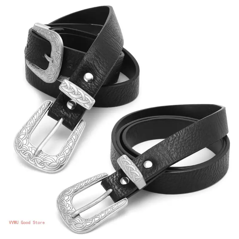 Fashion Women Boho Vintage Metal Faux Leather Belts Single Buckle Waistbands New
Fashion Women Boho Vintage Metal Faux Leather Belts Single Buckle Waistbands New