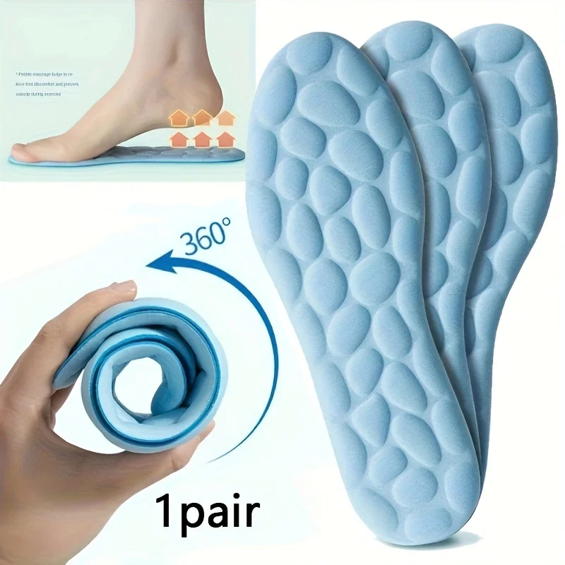 4D Sport Insoles for Shoes Women Men Deodorant Breathable Cushion Running Insoles for Feet Orthopedic Massage Running Care Pads
4D Sport Insoles for Shoes Women Men Deodorant Breathable Cushion Running Insoles for Feet Orthopedic Massage Running Care Pads