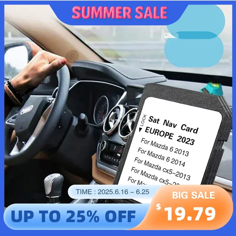 Fast Delivey for Mazda 6 CX-5 SD Map Cards Europe UK Sat Navi 2024 Navigation 8GB GPS Card Accessories with Anti Fog Sticker
Fast Delivey for Mazda 6 CX-5 SD Map Cards Europe UK Sat Navi 2024 Navigation 8GB GPS Card Accessories with Anti Fog Sticker