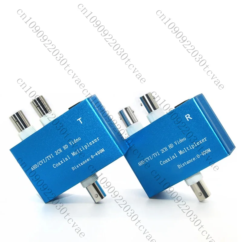 1080P AHD/CVI/TVI / 2CH HD Video Coaxial Multiplexer (2 Channel Video in One Coaxial Cable Transmission)
1080P AHD/CVI/TVI / 2CH HD Video Coaxial Multiplexer (2 Channel Video in One Coaxial Cable Transmission)
