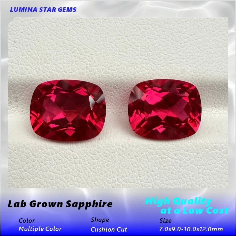 D Lab grown Sapphires Cushion Cut For Jewelry Setting&Custom Design
D Lab grown Sapphires Cushion Cut For Jewelry Setting&Custom Design