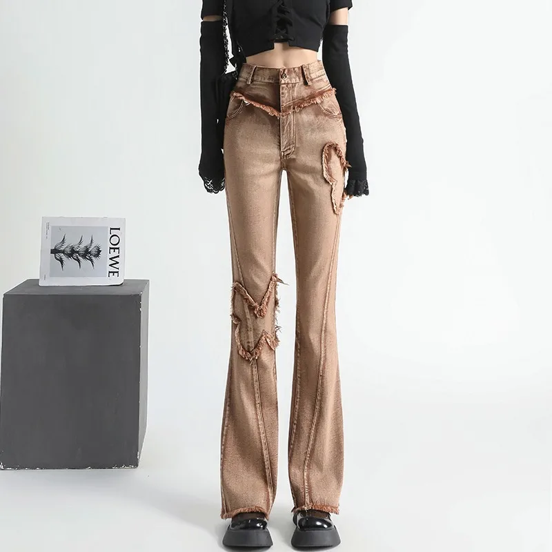 New Fashion Butterfly Jeans Women Autumn Winter Vintage Denim Flared Trousers Patchwork Street Casual Pants Female
New Fashion Butterfly Jeans Women Autumn Winter Vintage Denim Flared Trousers Patchwork Street Casual Pants Female